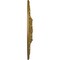 Ekena Millwork Ashley Ceiling Medallion (Fits Canopies up to 4 3/4"), Hand-Painted Gold, 23 7/8"OD x 4"ID x 2 1/8"P CM23ASGLS - alternate 4
